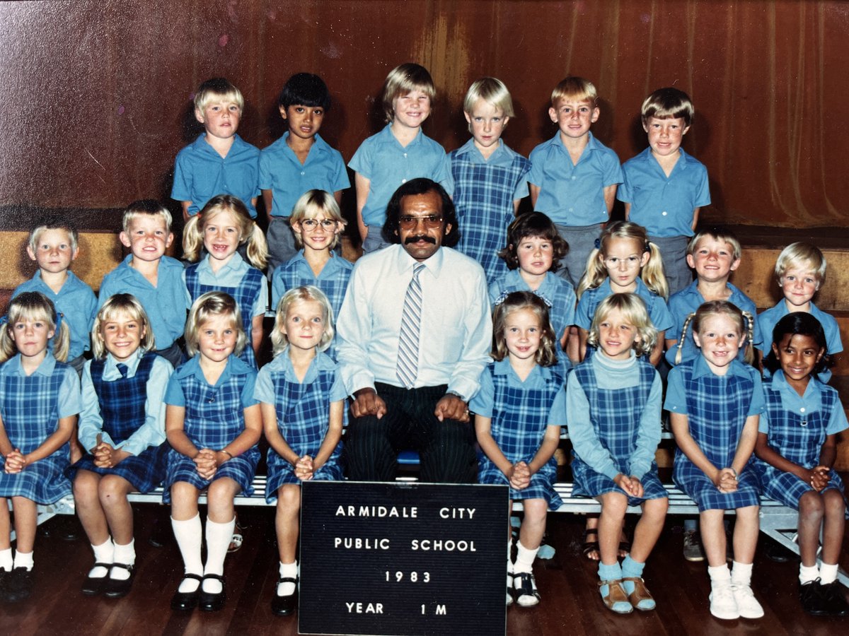 I'm clearly not thrilled to be the tall girl in the back row  at Armidale City Public, but loved that school, and Mr Miller is my all-time favourite teacher. #ProudtoBePublic then, now just two units away from graduating to be a public school teacher. Support public education!