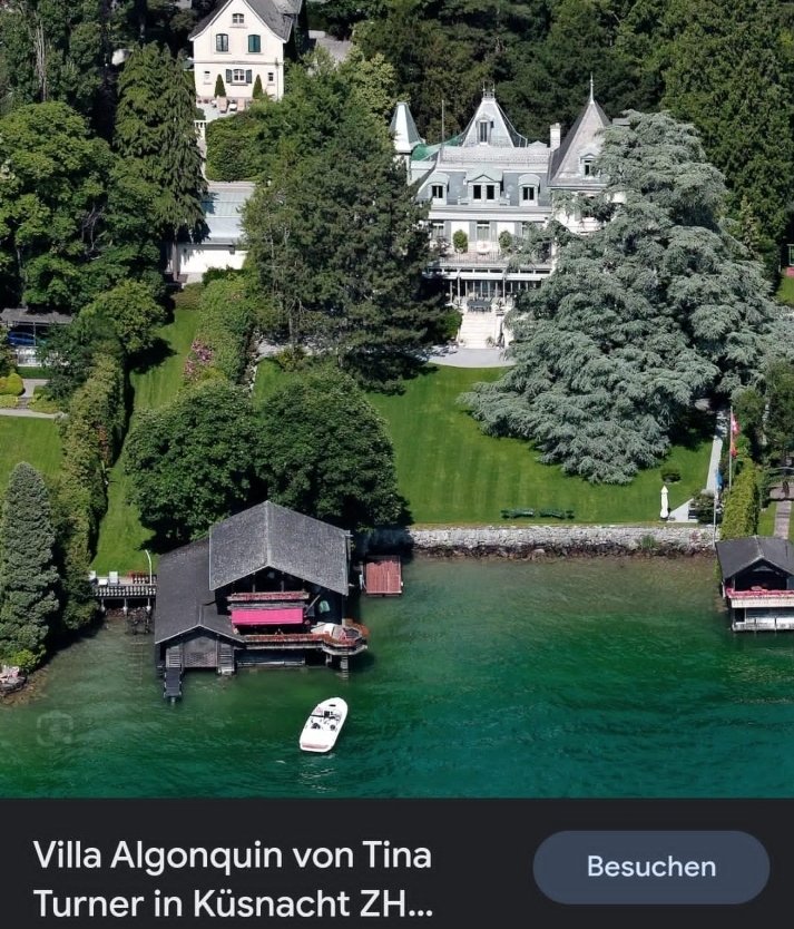 SiciliaStandUp on Twitter "Mansión de Tina Turner (QEPD) en Zurich