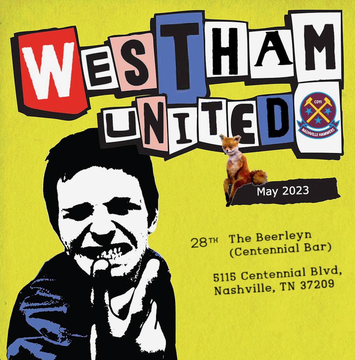 Nash_Hammers's tweet photo. SUNDAY at half ten or however British People say 10:30AM @centennial_nash It's the coda on a wonderful premier league season which was never in doubt at any point #LCWHU #COYI #EuropeanFinalistsWestHamUnited #Irons #eyerons https://t.co/qZettl7teN
