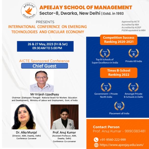virjeshupadhyay's tweet photo. Will be speaking on circular economy on 26th May23. https://t.co/NRuK2K5hME