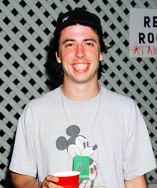 Dave Grohl during 1994 MTV Movie Awards at Sony Studios in Culver City, California, United States. Photo by Jeff Kravitz/FilmMagic, Inc