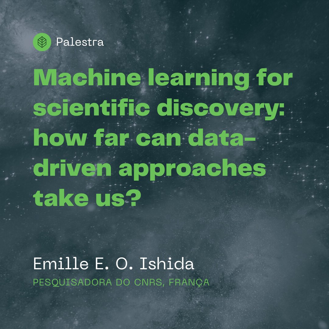 DatasUFABC's tweet photo. Machine learning for scientific discovery: how far can data-driven approaches take us?

Palestrante: Emille E. O. Ishida, pesquisadora do CNRS, França.

29/05/2023 13:00-14:00. Sala: S-006-0

https://t.co/txxfe2qq0n https://t.co/A2yEMLQgcP