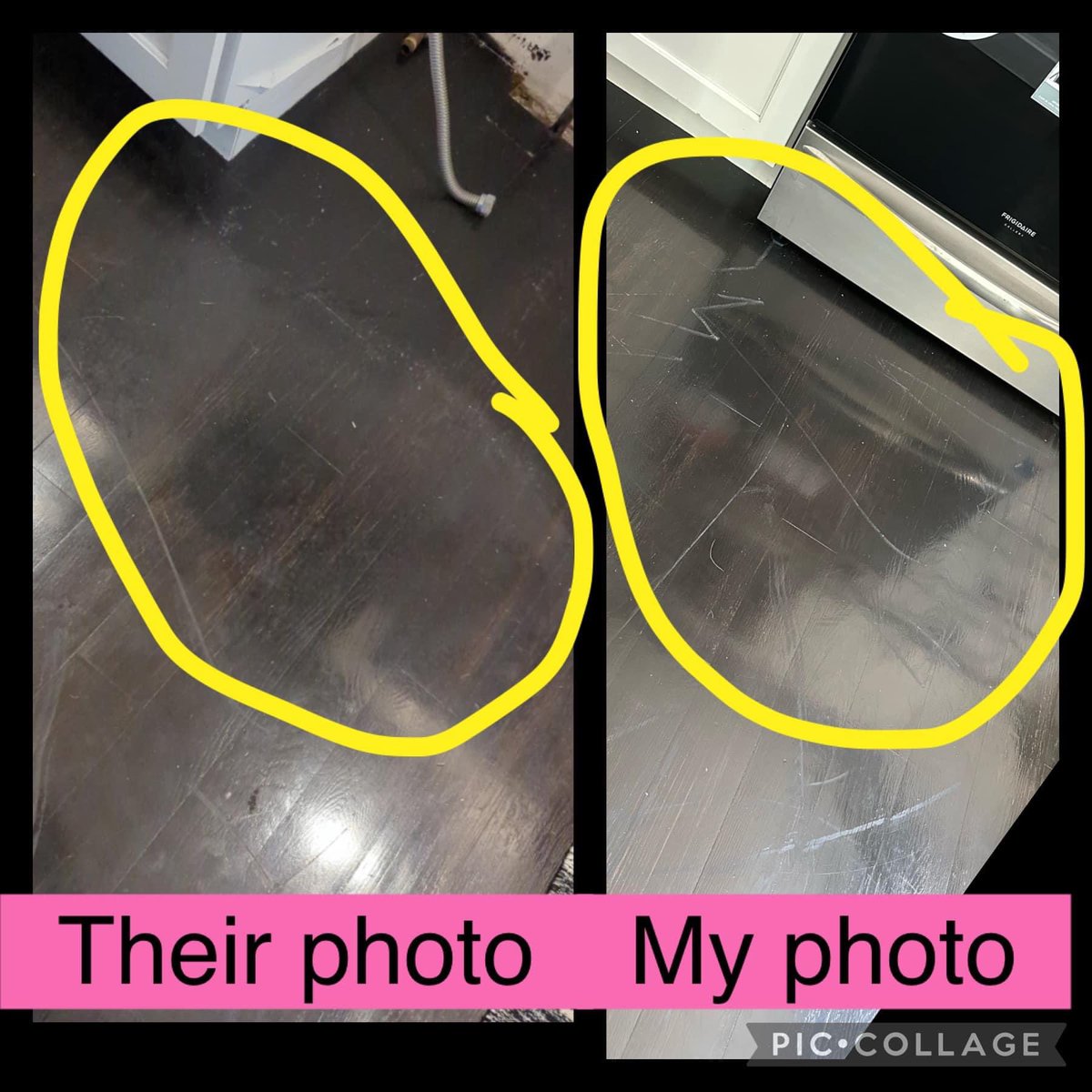 ericwood27's tweet photo. @forward_air you denied our claim based on the scratches in the photo on the right also being there  in the photo on the left.  Do you think you made a mistake? https://t.co/KxUbyVf7UH