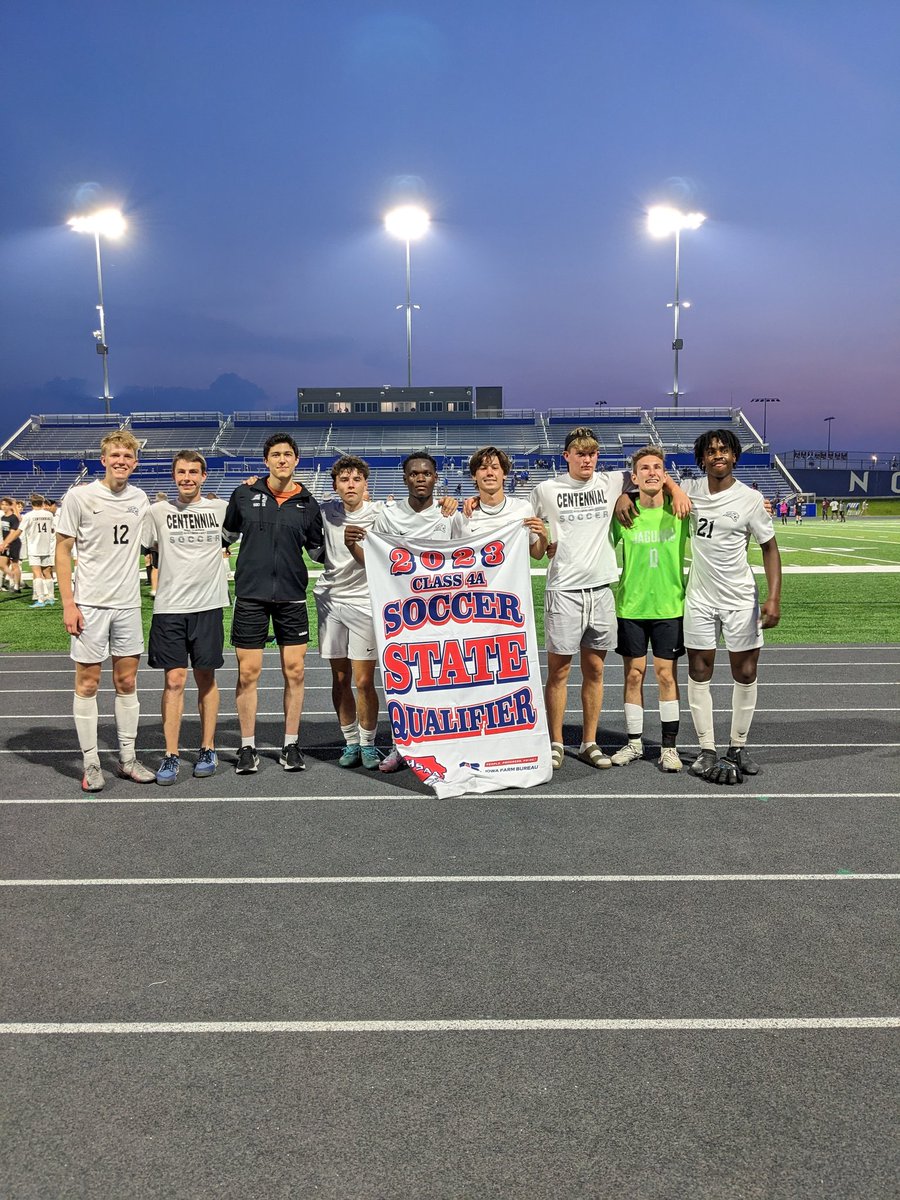 Jaguars_AD's tweet photo. B Soc Substate Final (Final)

On. To. State.

Jags 2
Wolves 1

#iahssoc #GoJags 
@IHSAA  @AchsBoysoccer https://t.co/9kMOpINKtW
