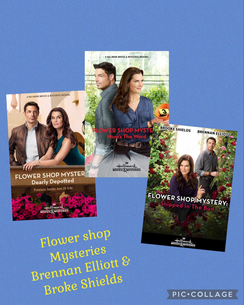 @brennan_elliott @BrookeShields #FlowershopMysteries TRILOGY. May 28th #Mumstheword (11am) #Snippedinthebud (1pm) #DearlyDepotted (3pm) @hallmarkmovie