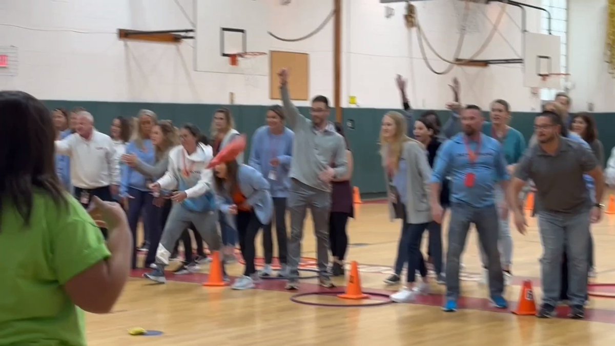 Nothing like a little friendly staff competition to get through the month of May! ❤️ Cherokee! Cherokee Champions Spring Fling goes to 3rd grade! #staffmorale #staffappreciation @TomSheehan22