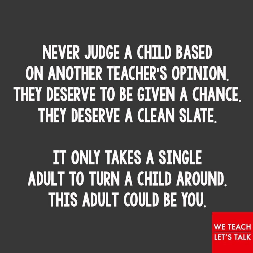 When they walk into my room that first day, those babies are my kids. I will treat them and love them as my own. I have seen first hand how building a relationship can turn a child around. It’s one on the reasons why I #lovemyjob