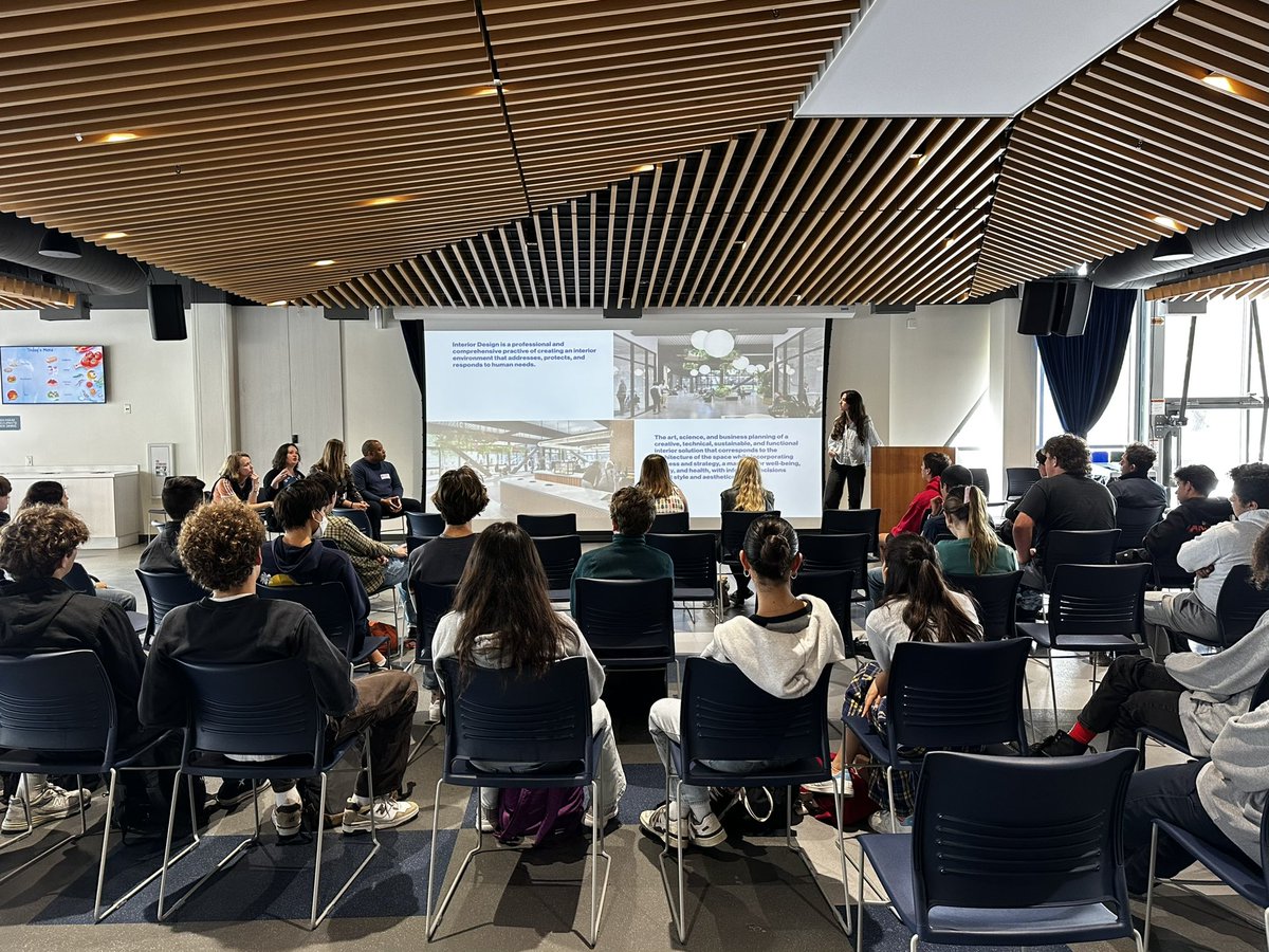 Thank you <a href="/HLWIntl/">HLW</a> for coming out and exposing our students to different careers in the architectural industry! We look forward to building on this partnership! <a href="/SamohiPrincipal/">Marae Cruce</a> <a href="/SMMUSD/">SMMUSD - OFFICIAL</a>