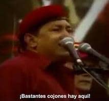 #24Mayo| Diosdado Cabello todos los miércoles en @ConElMazoDando nos recuerda que hay bastante cojones aquí en Venezuela, rememorando el extraordinario mensaje de dignidad del Comandante Hugo Chávez, desde el Jardín Botánico de Caracas.

 #UnidadFuerzaChavista