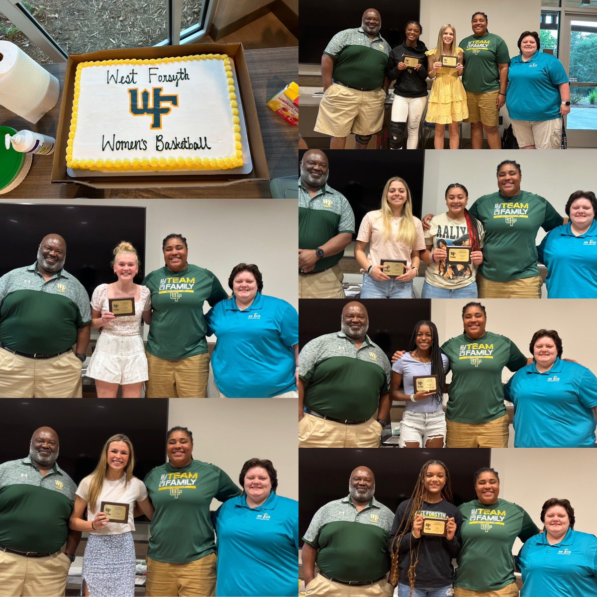 WF_WBB's tweet photo. Here are a few pictures of our banquet tonight and our award winners. Congratulations to all of our players for a great and successful season! https://t.co/Bvwlgr0zxH