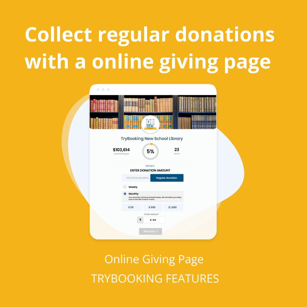 Boost your fundraising game by collecting regular donations on TryBooking.

Create your own online giving page and collect regular donations easily for for your cause. 💪

Check the link below to level up your fundraising efforts! 🚀🙌

👉bit.ly/accept-regular…
