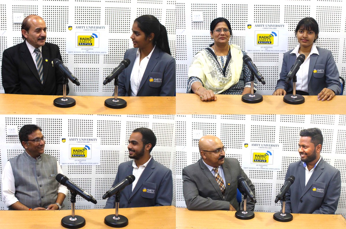 AmityRaipur's tweet photo. #AmityHappenings

Glimpse of recent launch of "Radio Amity Raipur" by Amity School of Communication at Amity University Chhattisgarh.  

#KeepsYouRelevant 
#AmityUniversity #AmityUniversityRaipur #admission2023
#RadioAmityRaipur #AmityRadioJourney https://t.co/mjJzEf84iS