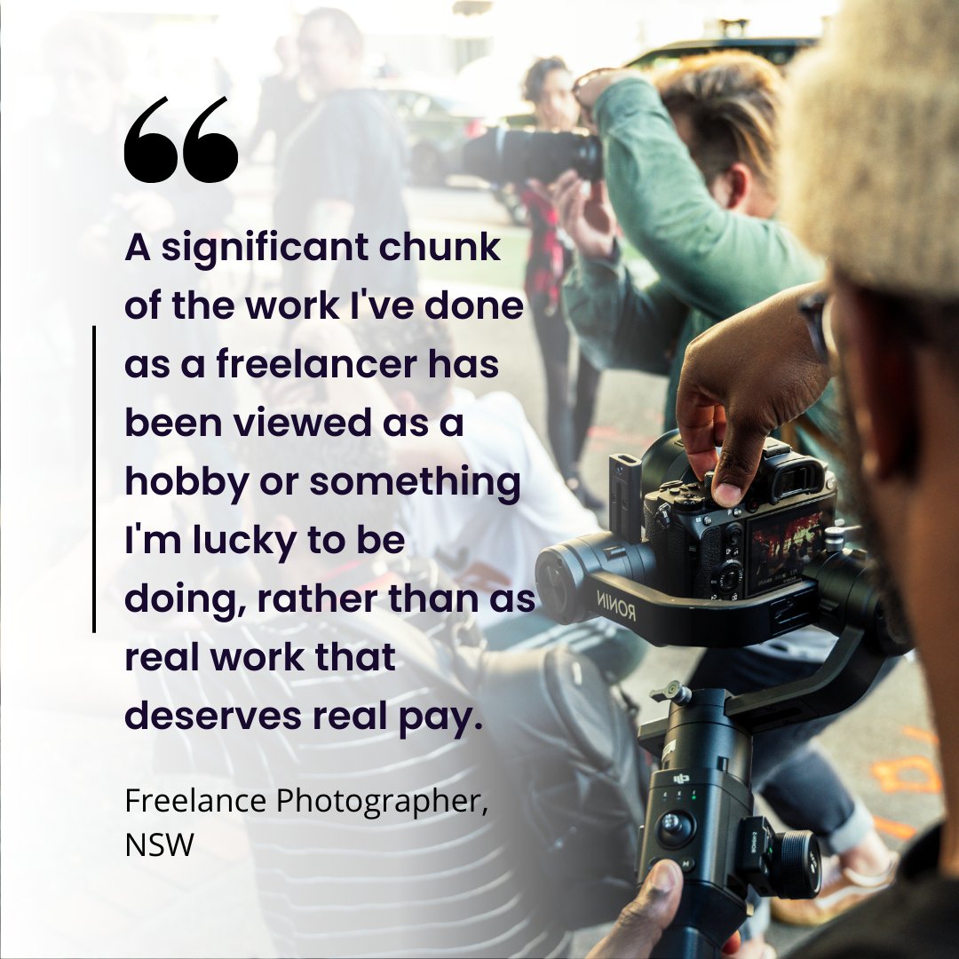 This year is our opportunity to make history.

To stand together and set minimum rates and conditions for media freelancers, we need the data and the stories to make our case. 

Tell us about your experience here:
freelancers.org.au/fair-go-for-fr…

#FairGo4Freelancers #MEAAmedia