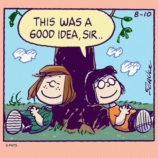 It's always a good idea to get outside #TakeCareWithSnoopy