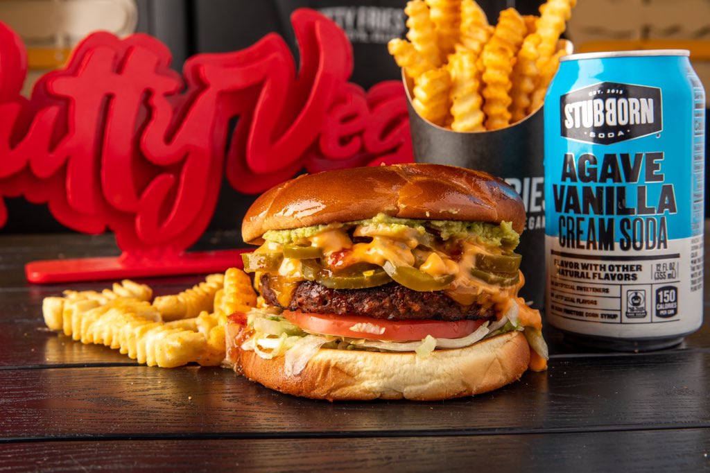 Warning: Our burgers may cause extreme happiness & a sudden urge to pull up to get #SLUTTIFIED! 🍔🌱🚨 

#SUPERSLUT: Plant-based patty loaded with guacamole, jalapeños, vegan cheese, caramelized onions, lettuce, tomato, & our Slut Sauce on a vegan Hawaiian bun. ❤️‍🔥

#Sluttyvegan