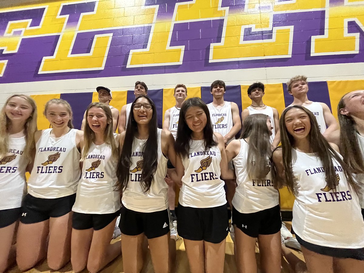 Big day tomorrow as we kick off the 2023 State meet! Such a solid crew and we’re all set to rock and roll. Let’s use our God-given abilities Thursday, Friday, and Saturday, Fliers! Bring it! #goFliers #PowerLoveSelfDiscipline