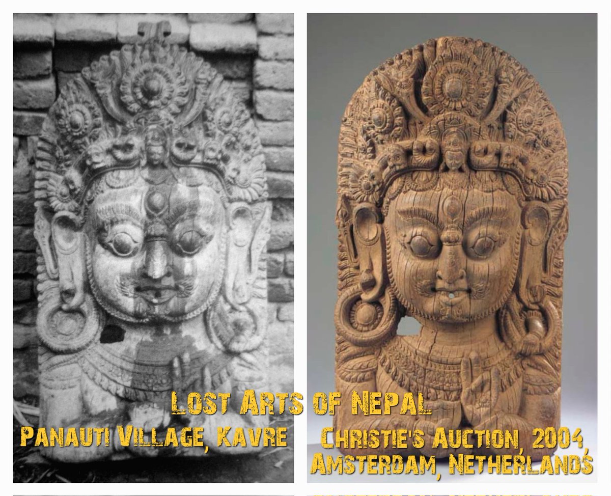 FAITH STOLEN - BREAKING NEWS 

This 16th Century Wooden Bhairava Mask, Stolen in the 1980s From Panauti Village, Kavre, Has Been Located in the Christie's Auction Sale, Amsterdam, Netherlands, 2004.
@NHRCampaign @poetryinstone @artcrimeprof @DrEmilineSmith @KanakManiDixit