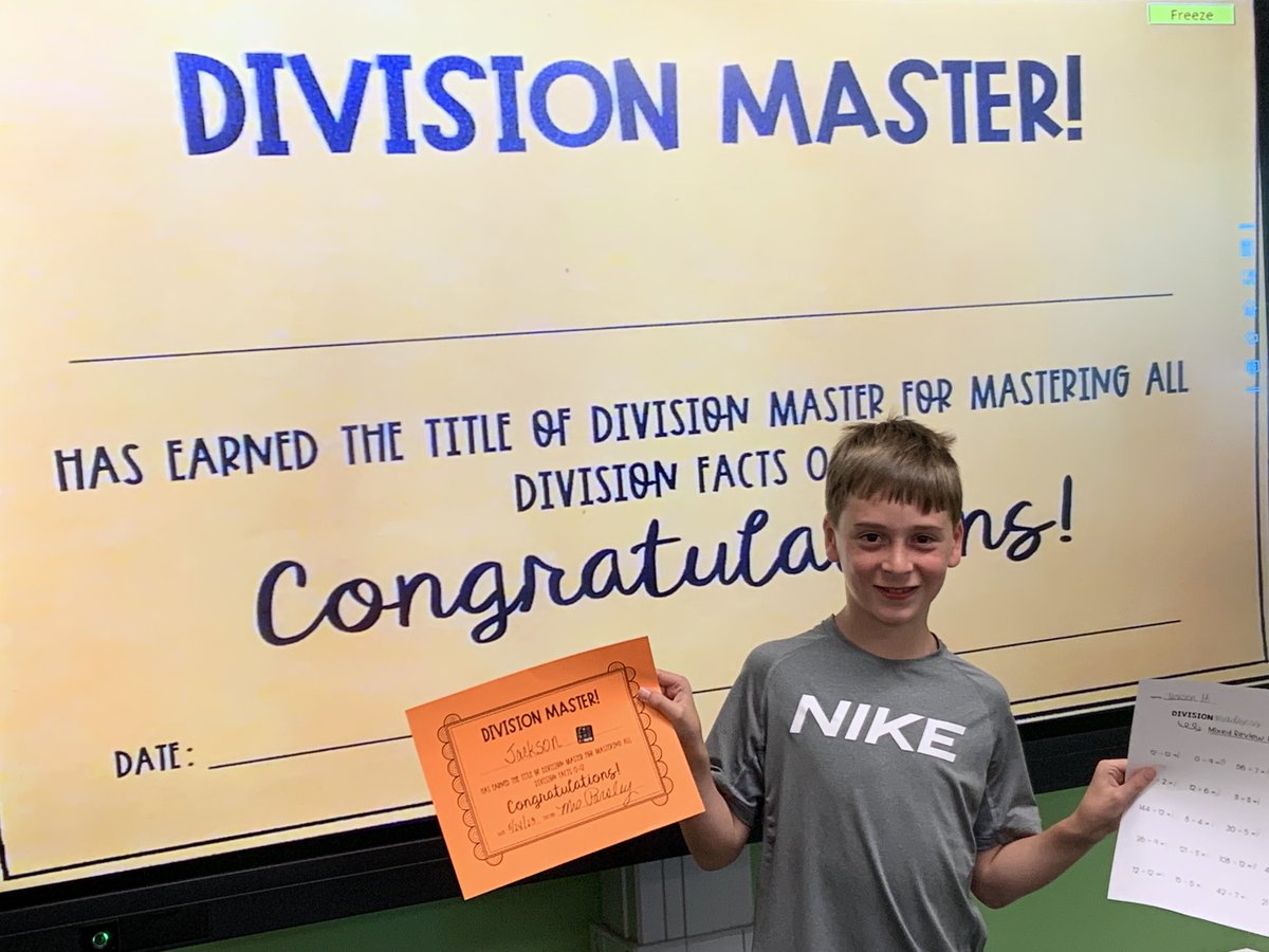 We added two more Division Masters to the list. #DragonProud ⁦<a href="/WGESdragons/">Walnut Grove ES</a>⁩