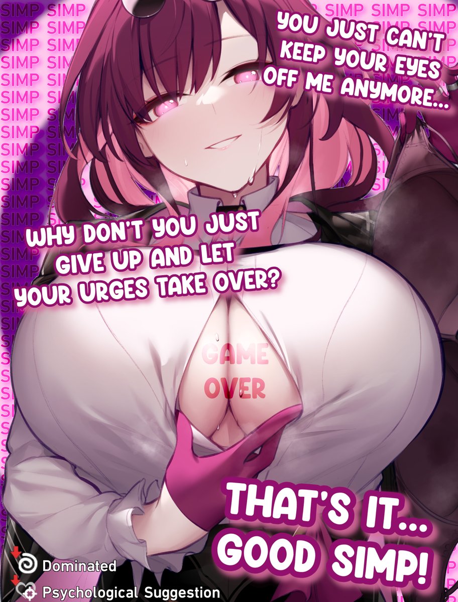 GachaCaptions's tweet photo. You should've stopped gooning months ago, but you don't care how dangerous it is anymore~💖

Your brain has become so poisoned that you get uncontrollably pent up from being exploited by anime girls...

It's way too late to go back now, so why don't you just enjoy it?

Game over~ https://t.co/U36eXGBBHp