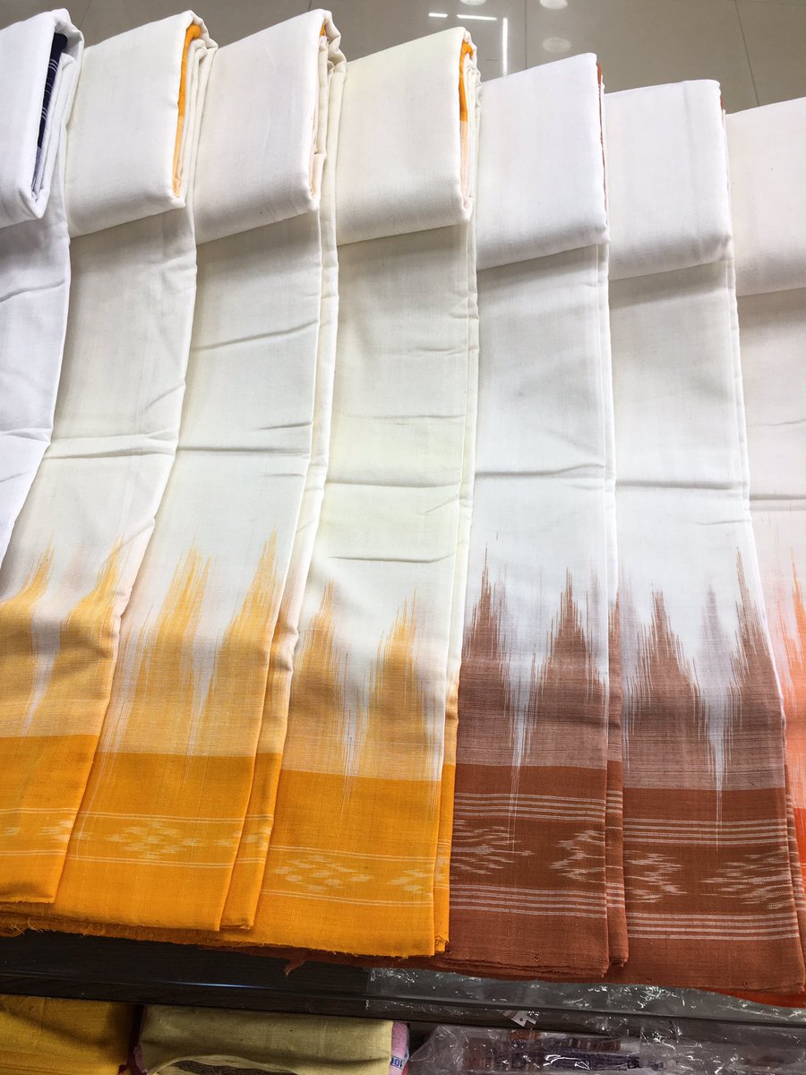 HandloomSaga's tweet photo. Showcasing some of the traditional designs of pure #cotton #sambalpuri temple border #handloom #dhoti with Chaddar(Angvastram) set for men.
To Order:
Contact us on WhatsApp: https://t.co/WSGfcjHcoD

@HTH_Odisha @TexMinIndia @Naveen_Odisha https://t.co/iWrwxo8wBF