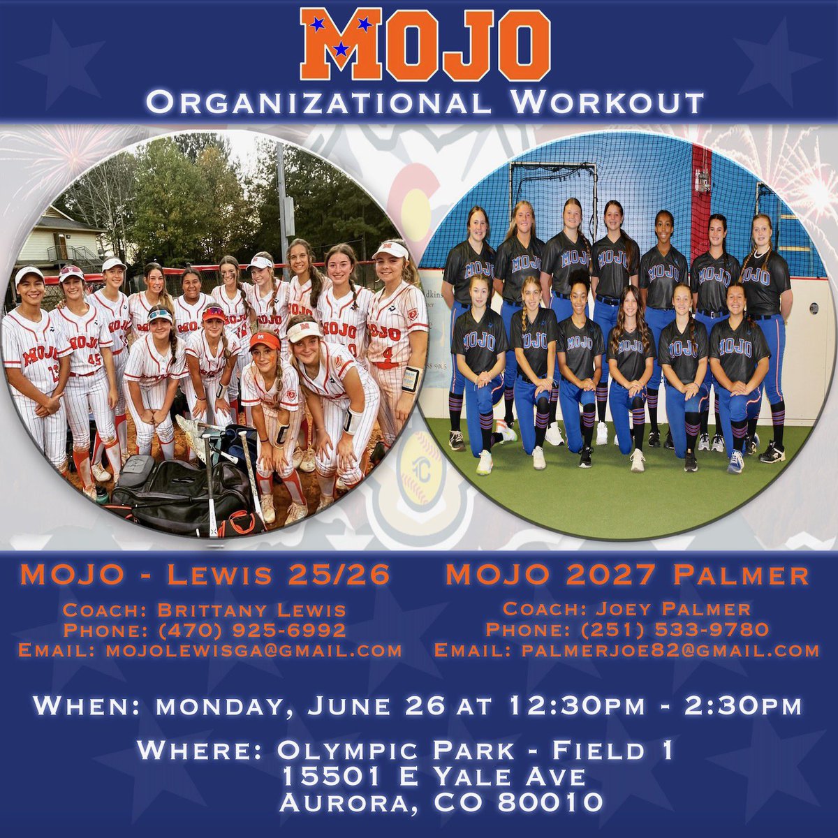 CoachBrittAE's tweet photo. Coaches! We would like to invite you out to Olympic Park in Aurora, Co during the @triplecrownspts @COSparkFire to see two of the top teams workout in the Mojo organization! Elite 2025, 2026, &amp; 2027 grads🔥👊🏼 @GerryGlasco @_TimWalton @UACoachMurphy @rittmanjohn @Coach_Alameda https://t.co/AQjmlhIzbv