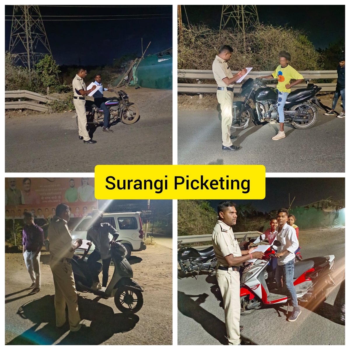 DNHPolice's tweet photo. #DNHPolice officers are conducting thorough vehicle inspections to identify and address any suspicious items or activities. Your safety is our top priority! Report any concerns promptly.
#StaySafe #PoliceChecks #CommunitySecurity
#JanRakshanaySadevTatpar https://t.co/HtuWjXu23Y