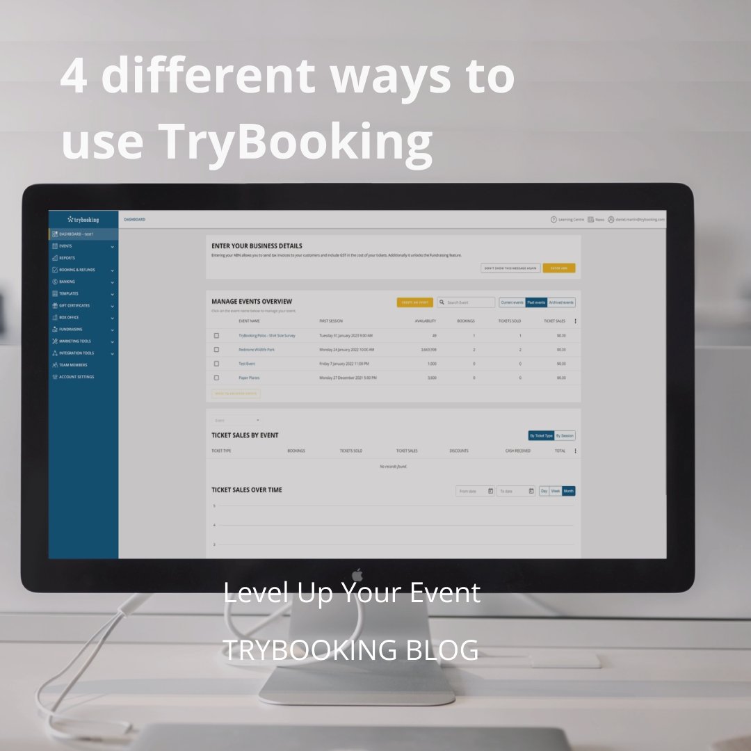 🎉 Looking for different ways to make the most out of TryBooking? 

We've got you covered! Our latest blog post dives into exciting and innovative ways you can use TryBooking for your events. 

👉bit.ly/4-different-wa…