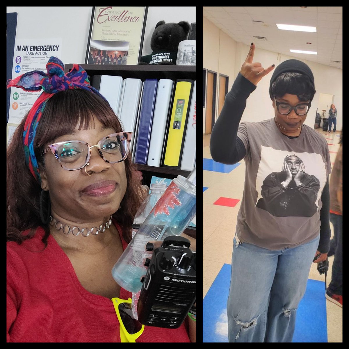 awesomeadminPE's tweet photo. Today gave our students a good laugh. The wardrobe change really threw them for a loop. When asked why Emo? Our students have multiple looks & 'drip' in their own way.π #beYOUtiful #beYOUnique #beYOU #EveryChildEveryDay #EmoisLife @GarlandABSE @TeachMrReed @gisdcounseling https://t.co/1DtQ0ZvzT7