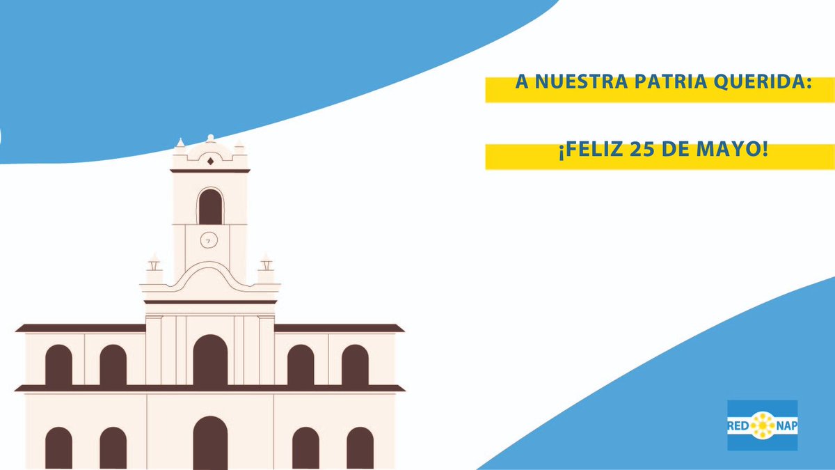 🇦🇷Hoy recordamos a quienes hace 213 años lucharon por nuestra libertad y renovamos nuestro compromiso de seguir trabajando por la Patria que soñamos. ¡Feliz día!
#somosred #25demayo #díadelarevolución #RevoluciónDeMayo