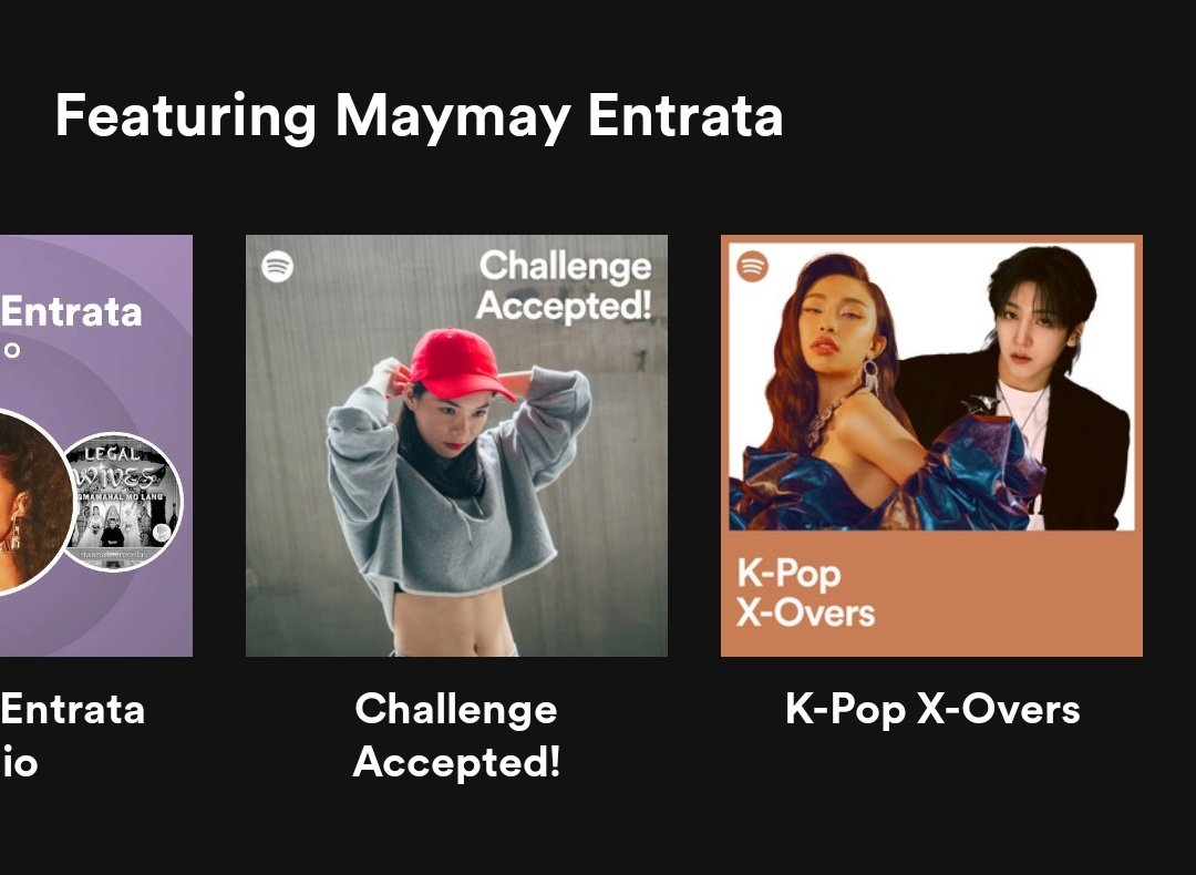 TeamMMEntrata's tweet photo. Really wondering why it's so hard to feature Maymay on Spotify Equal when all her releases are about women empowerment? @SpotifyPH

Please don't get us started about the streams. Her MONTHLY listeners is 279k with only TWO playlists, the present cover artist only has 38k. Not to mention that she was also snobbed during the peak of Amakabogera.

If her monthly listeners is increasing, therefore her songs are gaining big streams CONSISTENTLY and new listeners despite having few playlists regardless if they are new or not.

Shouldn't you inquiring about this po? @StarMusicPH @StarPopPH @roxsantos @breeanax

#MaymayEntrata @maymayentrata07
