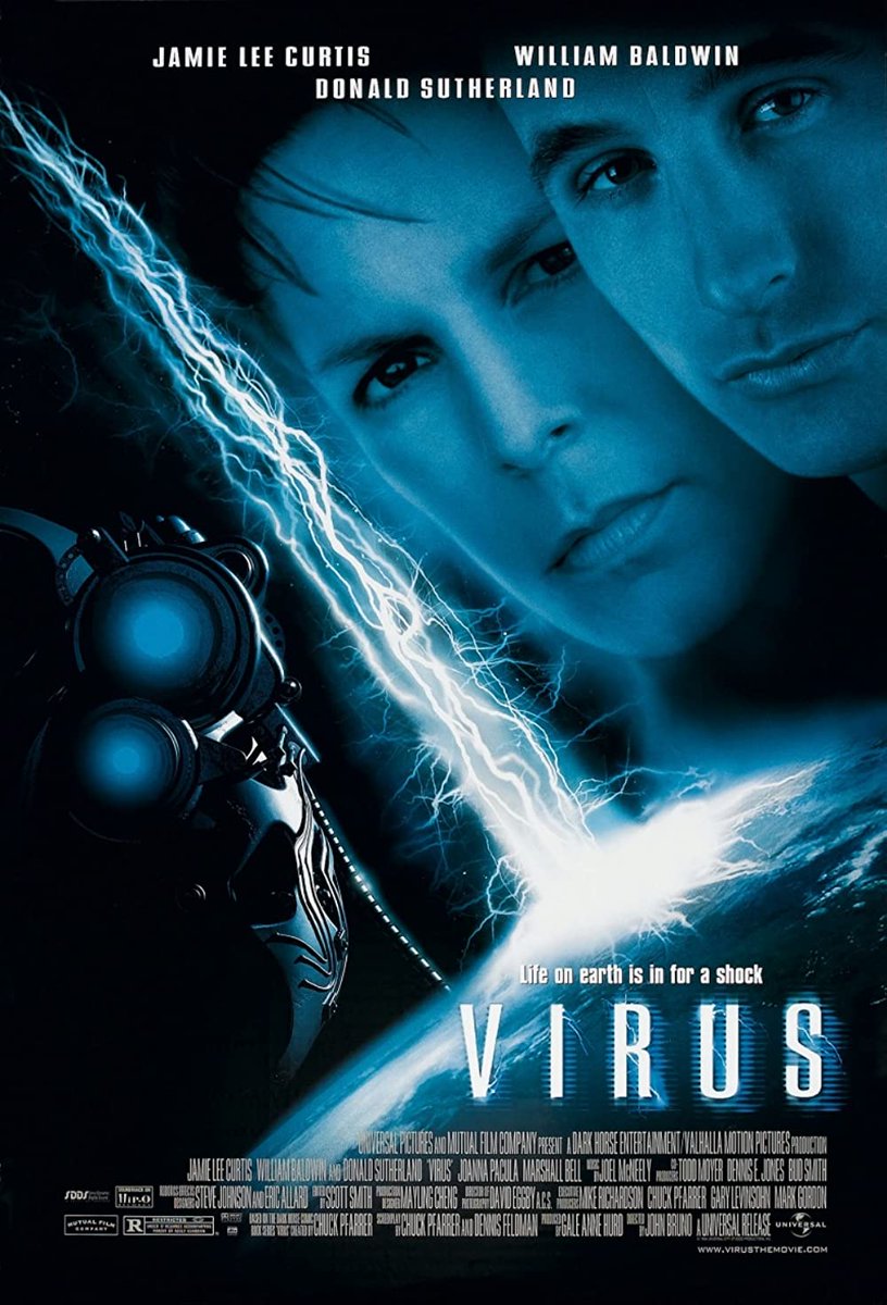 NEW REVIEW:

VIRUS (1999)

Link: midniteramble.blogspot.com/2023/05/virus-…

#jamieleecurtis #cliffcurtis #donaldsutherland #williambaldwin #scifi #darkhorsecomics #horror #horrormovies #horrormovie #90s #cyborg #robot #robotics #robots