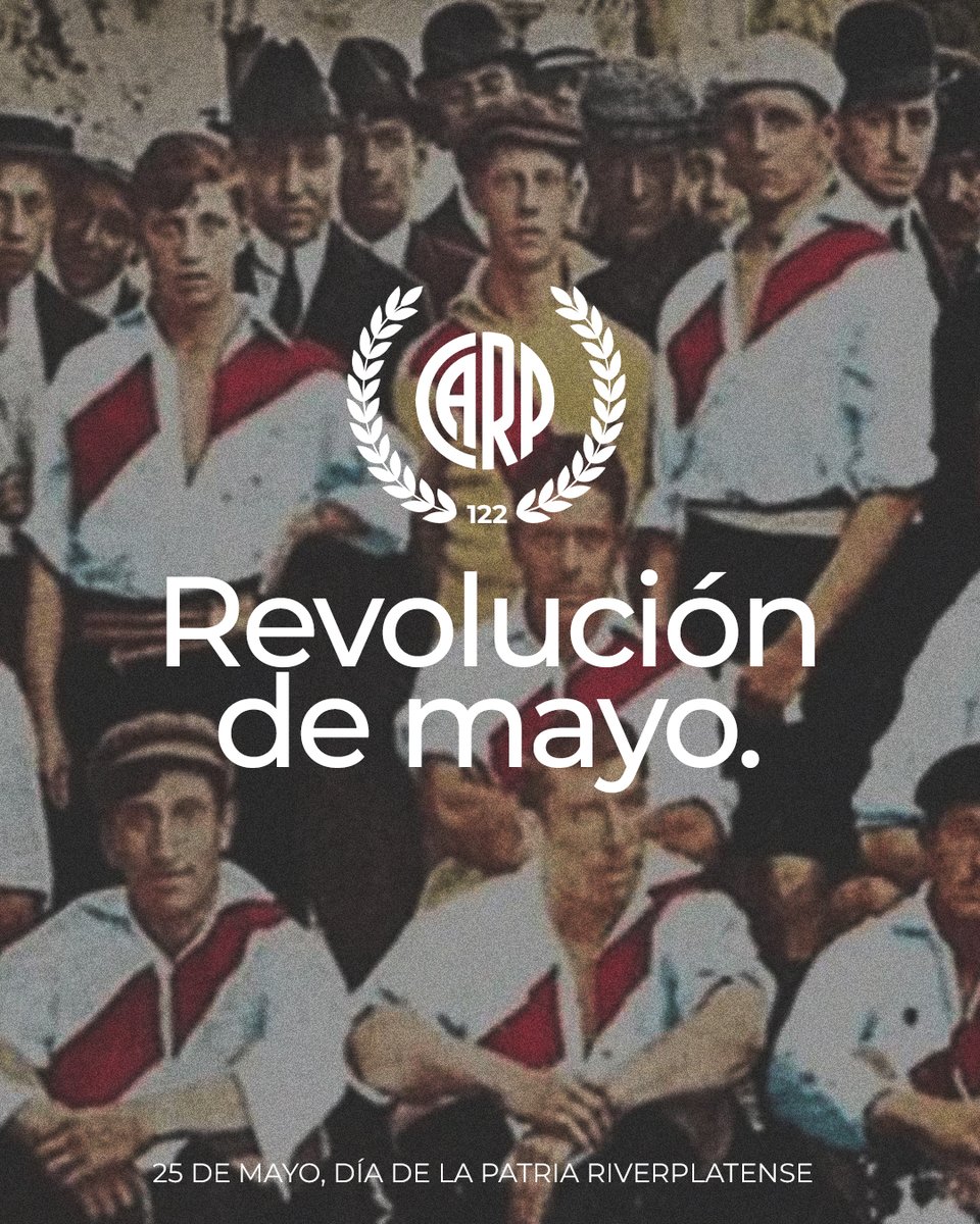 Los primeros 122 años de una historia de Grandeza eterna.

¡𝗙𝗘𝗟𝗜𝗭 𝗔𝗡𝗜𝗩𝗘𝗥𝗦𝗔𝗥𝗜𝗢, 𝗥𝗜𝗩𝗘𝗥𝗣𝗟𝗔𝗧𝗘𝗡𝗦𝗘𝗦! 🤍❤🤍