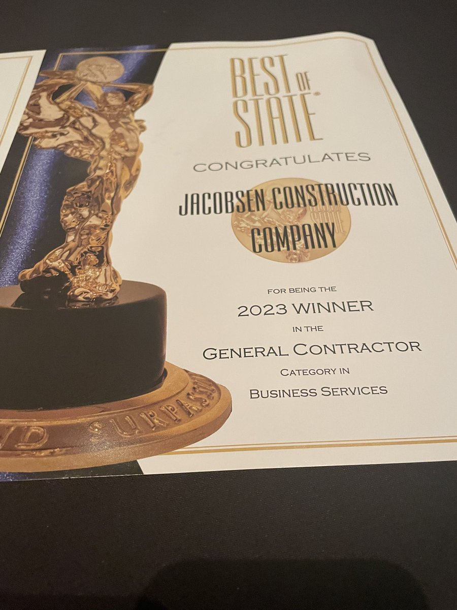 Jacobsen Construction Company tweet media