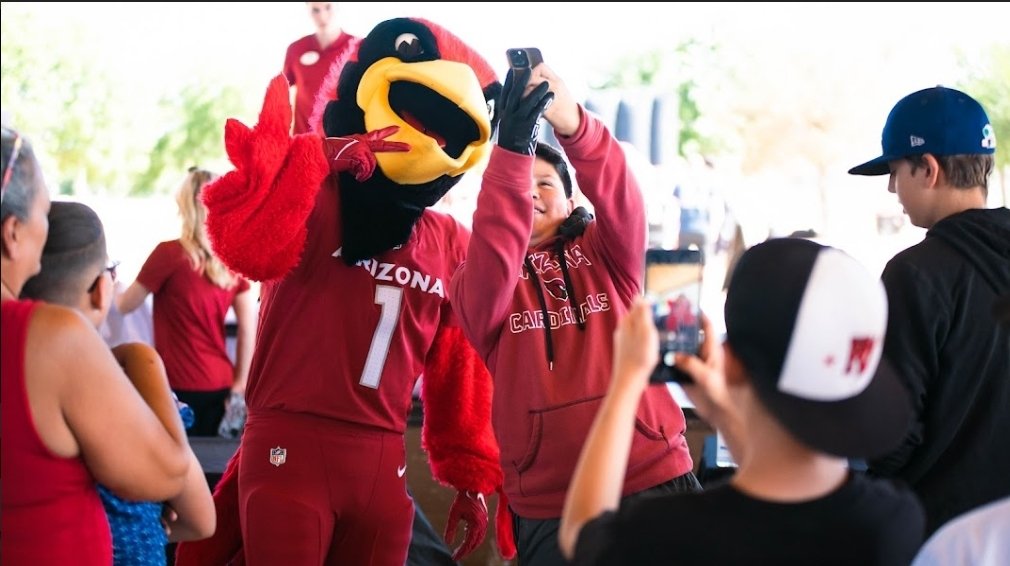 KPalguta's tweet photo. Shout to @AZCardinals and their staff for making Fan Fest in @PrescottVly a huge success today. https://t.co/yHC01xv0cg