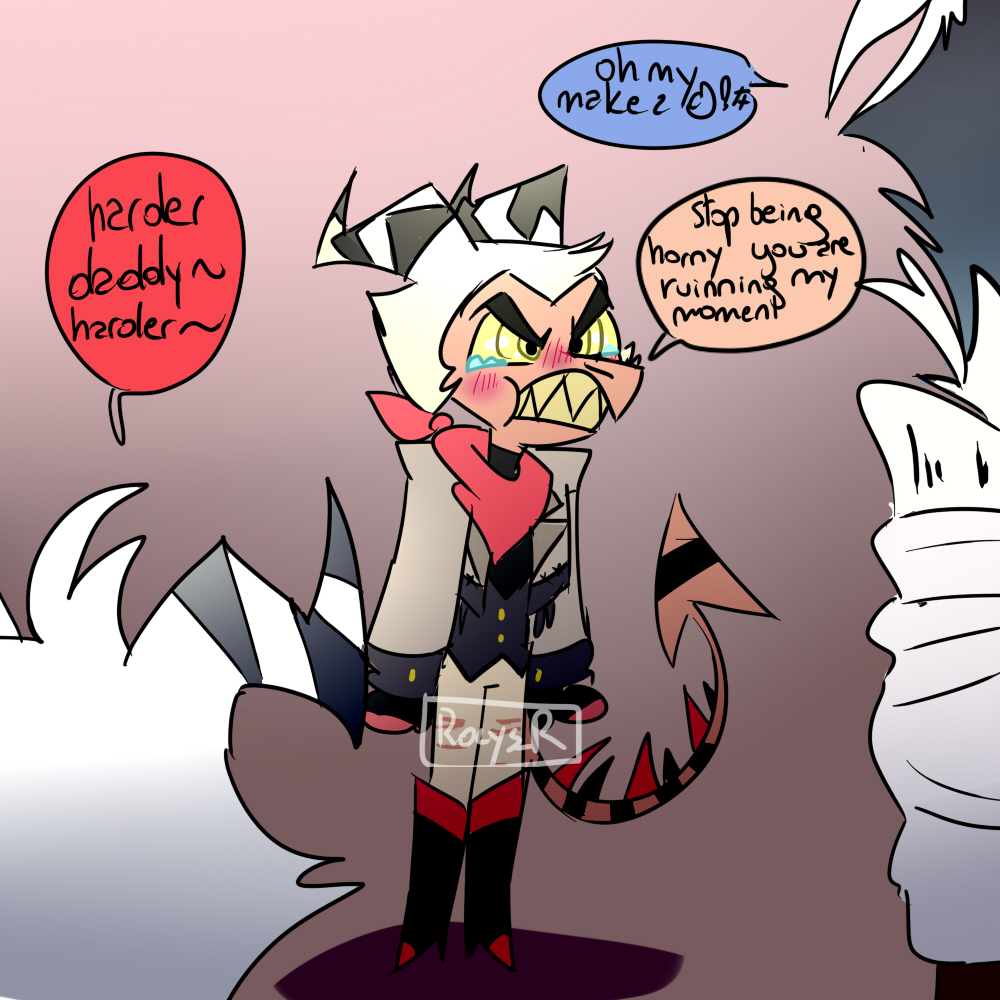 Poor striker, he just want to be intimidating ;o;
#helluvaboss #HelluvaBossStriker #HelluvaBossStolas #helluvabossfanart #helluvabossmoxxie #fanart