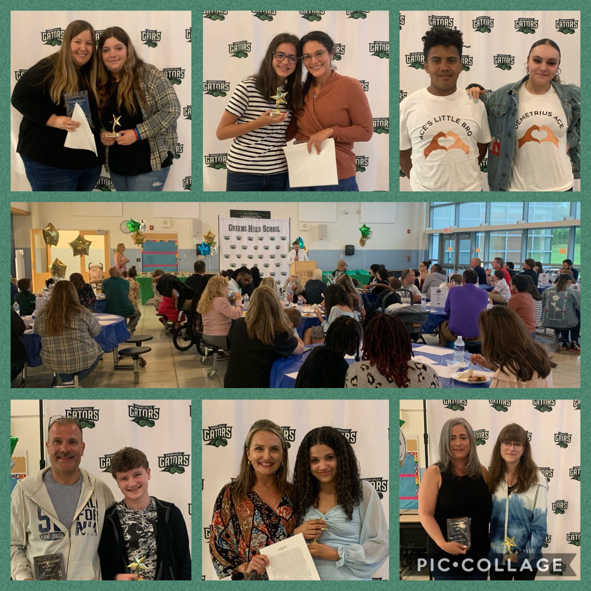 Amazing evening celebrating our GHS ACES at our annual ACES Banquet. All of the students shared heartfelt and meaningful connections they have developed with a caring adult who has positively impacted their life! ❤️🌟🐊🏆@GHillsGators @BristolCTSchool @kidsathope