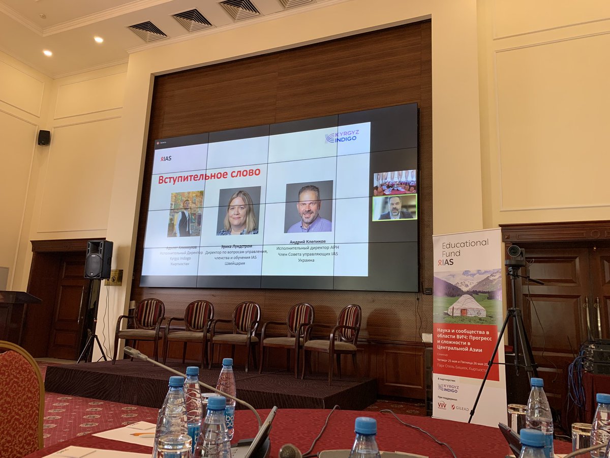 Nikolay Lunchenkov, M.D., M.H.Sc. (@nikolaylunchen1) on Twitter photo Today is the first day of the educational seminar organized by <a href="/iasociety/">IAS - the International AIDS Society</a> in Bishkek. Later today I’ll present the latest update on PrEP in EECA and share some plans for research in Central Asia Today is the first day of the educational seminar organized by <a href="/iasociety/">IAS - the International AIDS Society</a> in Bishkek. Later today I’ll present the latest update on PrEP in EECA and share some plans for research in Central Asia
