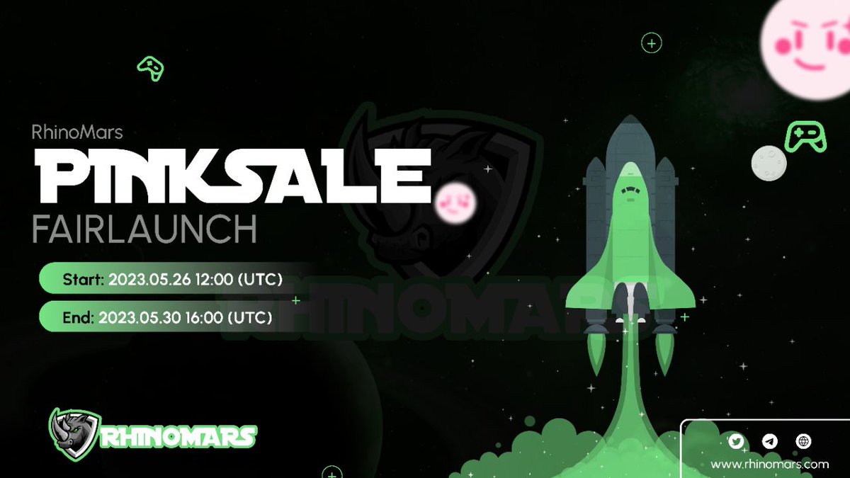 RhinoMars's tweet image. Be a part of the strength and energy against bearish signals. 

Pinksale: pinksale.finance/launchpad/0xc3…

Be a RhinoM.

#presale #PinkSale