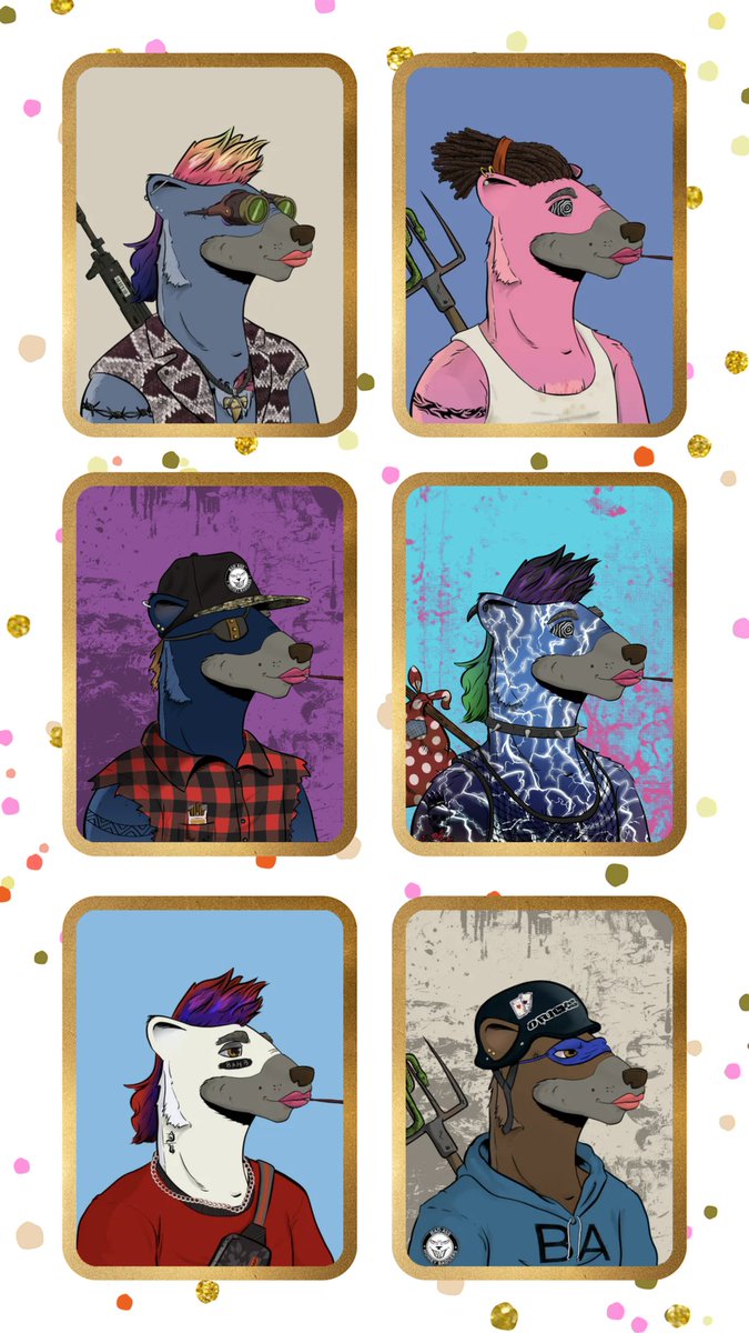 Time to feature some of the #BADASS Lady Badgers of @BAHBCNFT 💪

I never thought that the phrase 'sexy badgers' would come out of my mouth, but I mean... Exhibit A.

Plenty more to mint, including some badass QUEENS amongst other rares 💪♀️ 

#DGAF #cnft #publicmint #limited