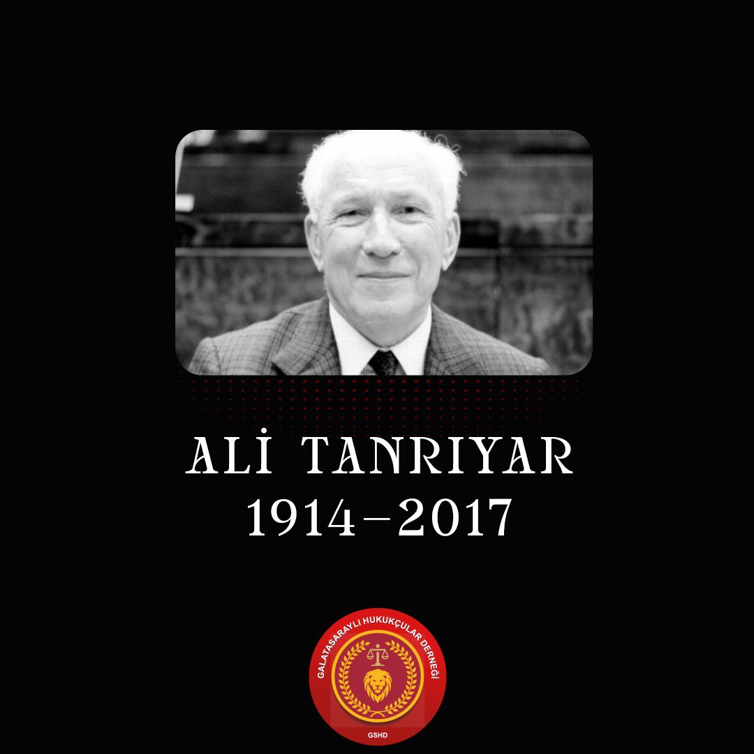 gshukukcularder's tweet photo. Kulübümüzün efsane başkanlarından Ali Tanrıyar'ı vefatının 6. yılında sevgi, saygı ve rahmetle anıyoruz.
#gshd https://t.co/hiot002a1R