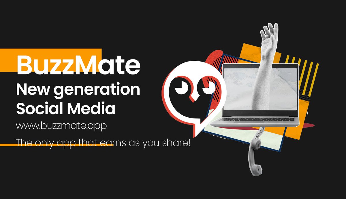 buzzmateapp's tweet photo. BuzzMate App
BuzzMate takes 3% commission from advertisers as earnings. It distributes the remaining 97% earnings to its content sharers, ie its members.
Users receive their payments in crypto.
#buzzmate #socialmedia #new #cryptoearn #Giveaway #CryptoTwitter