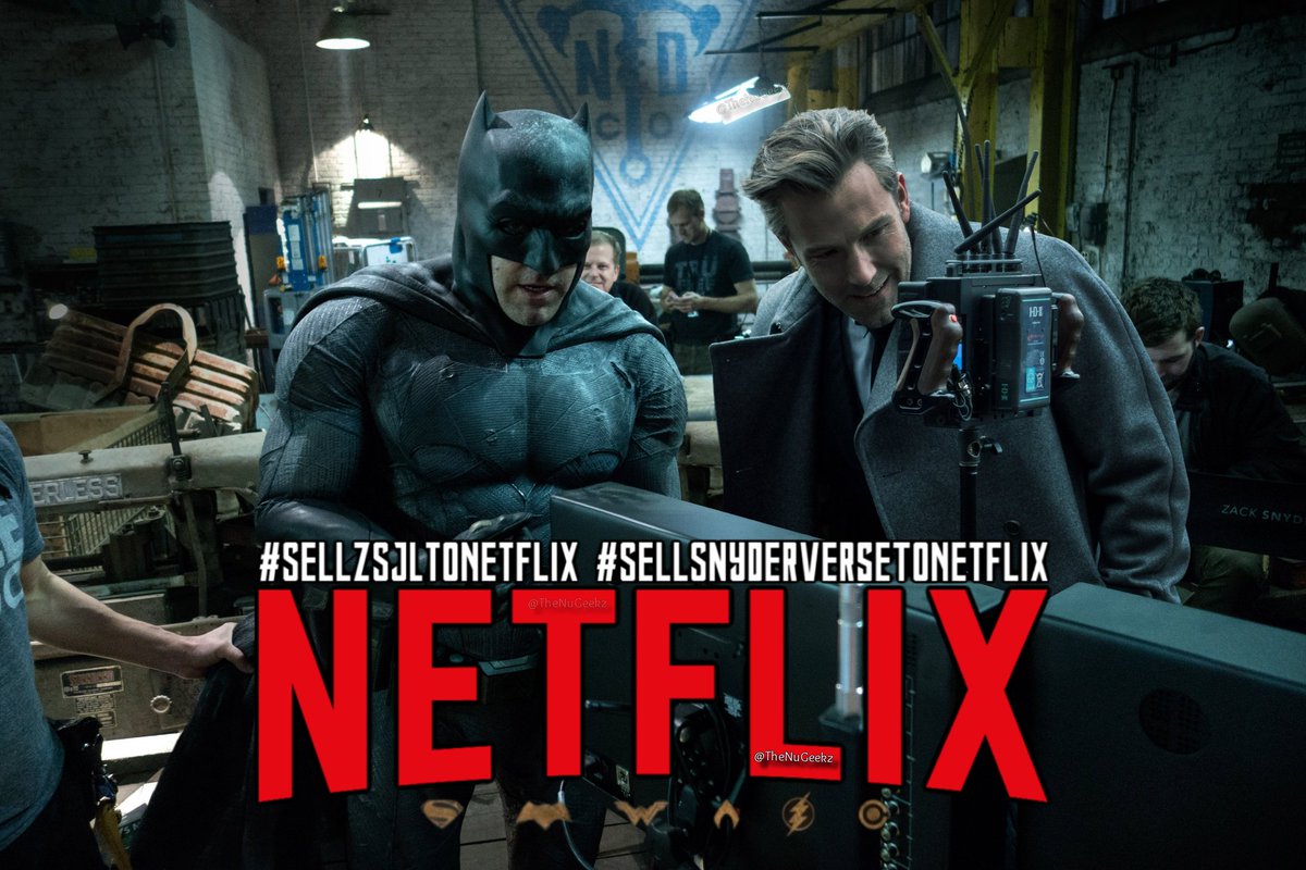 Make the Batfleck Movie!
#SellSnyderVerseToNetflix 
#SellZSJLtoNetflix 
@netflix 

(S/o to whoever did the original Batman & Ben Affleck edit. I just threw on @RawkTalks logo.)