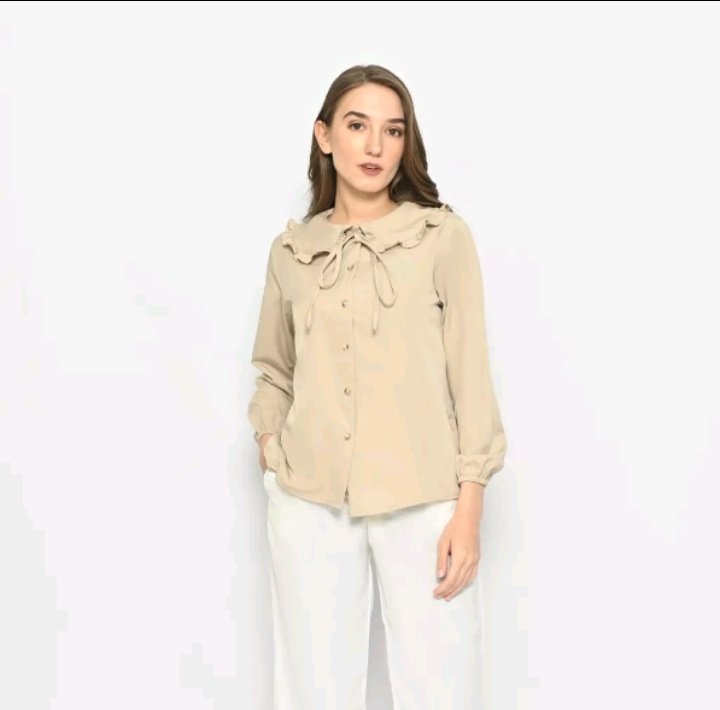 heysyalsa's tweet photo. Rekomendasi blouse kemeja wanita 
link : https://t.co/nJEWrTK0K6⭐️⭐️⭐️⭐️ https://t.co/kQjUBSTbvN