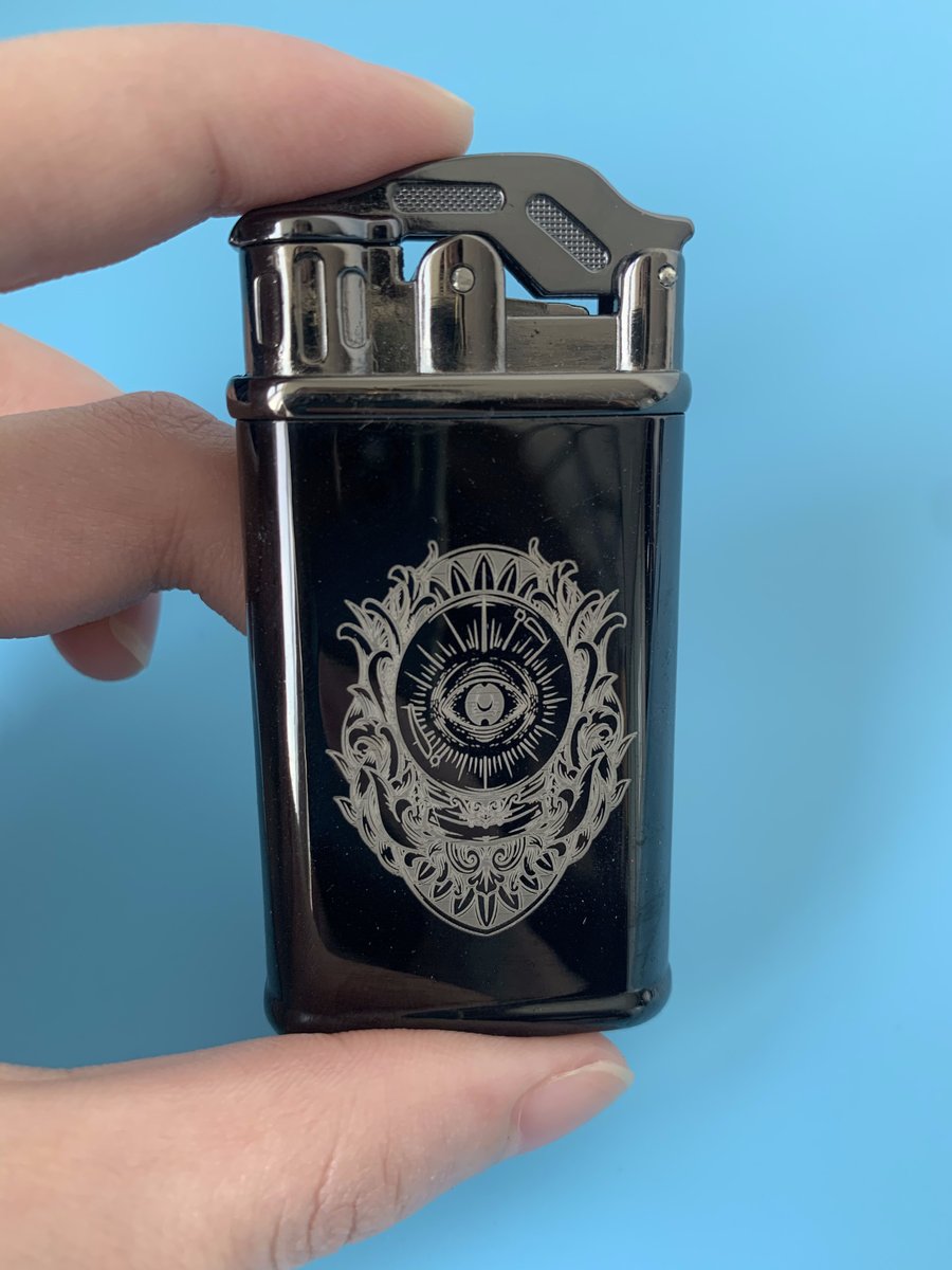 3PLASERS's tweet photo. Laser engraved custom lighters with EM-Smart Laser. https://t.co/8OreKDyBTY 

#emsmart #3plasers #fiberlaser #portablelaser #smalllaser #desktoplaser https://t.co/7smM7HYR4s