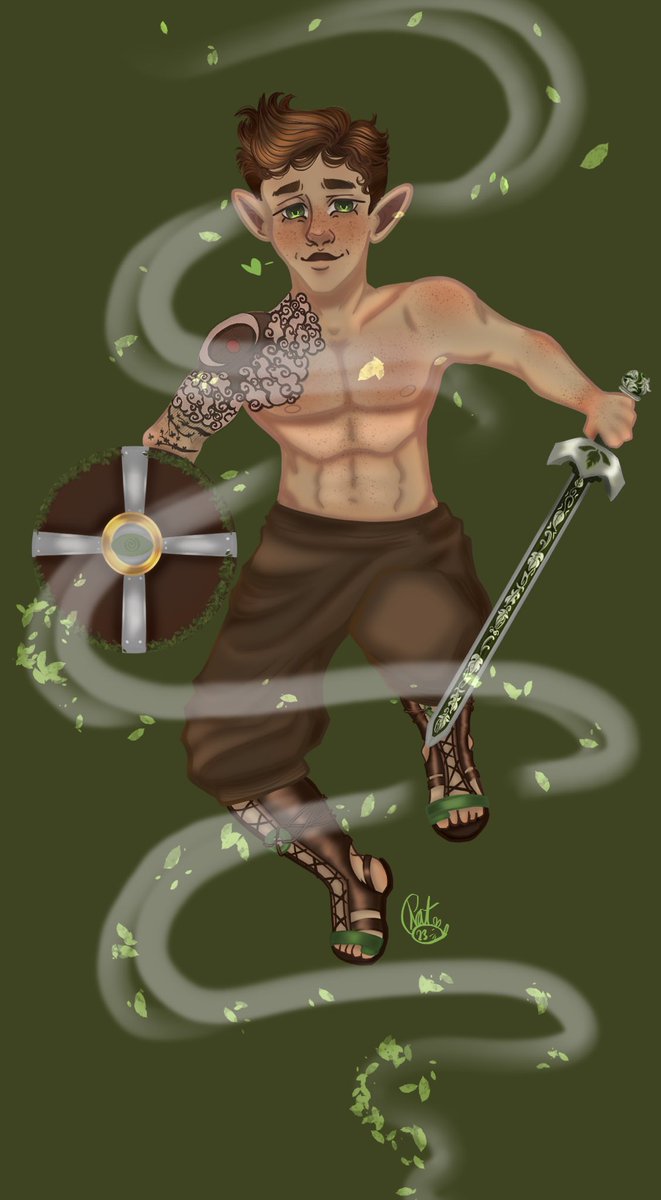 Light as a feather 🪶 💚 
.
.
Finally finished my Orym! Thank you, Liam for making this lovely little lad. Been finding a lot of comfort in him lately.
#crfanart #CriticalRoleArt #orymoftheairashari #BellsHells #criticalrole #orym #dungeonsanddragons