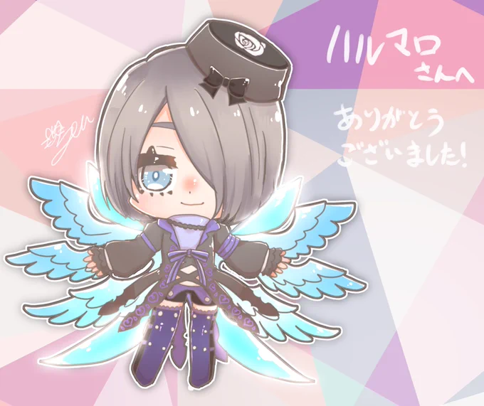 立ち絵企画にて描かせていただきました。 企画へのご参加ありがとうございました〜
