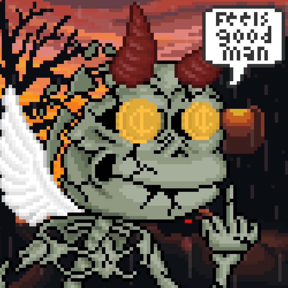 RestInPepeNFT's tweet photo. RERI 🐸
$PEPE #RestInPepe #nft #NFTProject https://t.co/8WBDu2pwnf