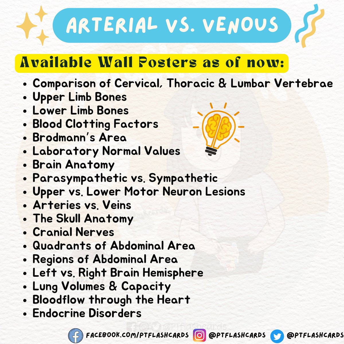 Arterial Vs. Venous ✨

References: O’Sullivan, Susan B., et al. Physical Rehabilitation. 6th ed, F.A. Davis Co, 2014.

#Anatomy #PhysicalTherapy #PTknows #PTstudygram #MedicalFacts #Studygram #PTreviews #Medicine #medstudent #veins #arteries