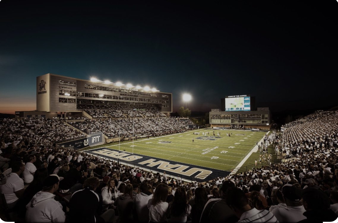 After a great conversation with <a href="/DBCoachWhite/">Mitch White</a> I am honored and blessed to receive an offer from Utah State University!🙏🏾