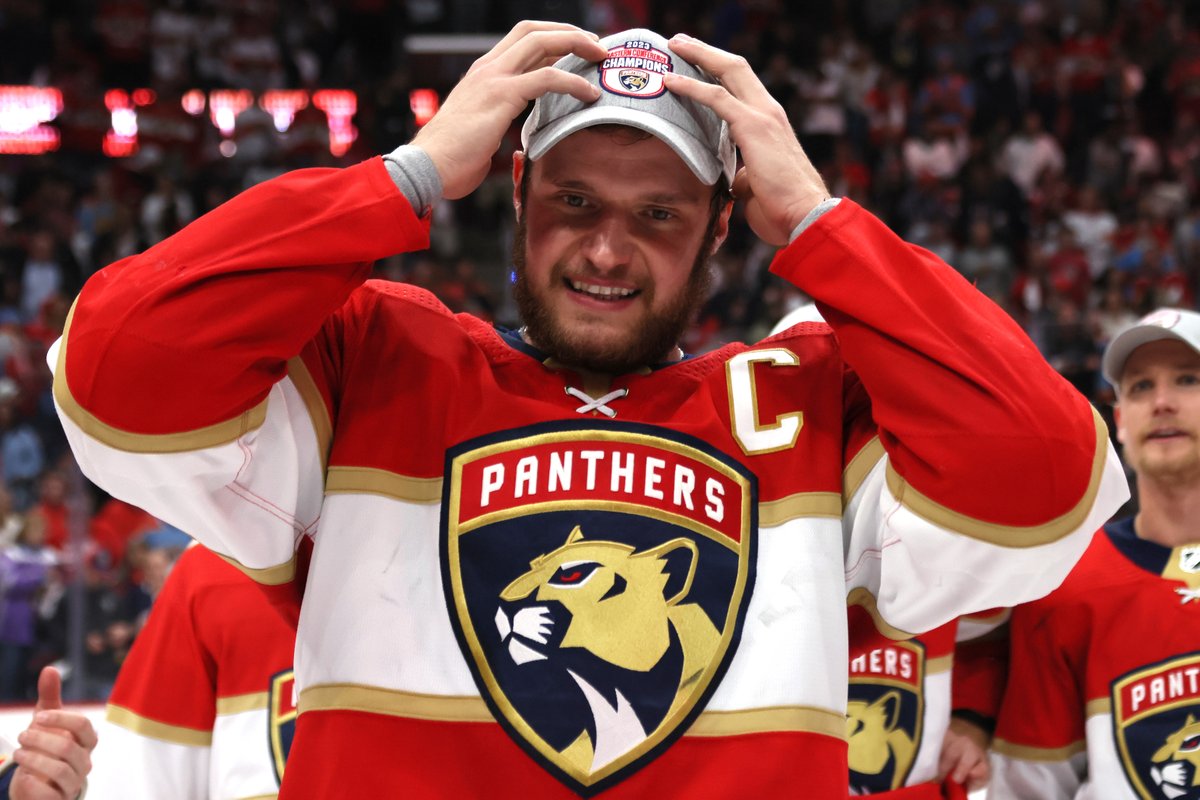 NHL's tweet photo. -Overcame a 3-1 deficit against the Presidents' Trophy winners
-Defeated the League's 4th ranked team in five games
-Swept the League's 2nd ranked team
-Off to the #StanleyCup Final for the first time since 1996

Not bad for entering the postseason as the lowest-ranked team 🤷‍♂️ https://t.co/zN2mbJiFQd